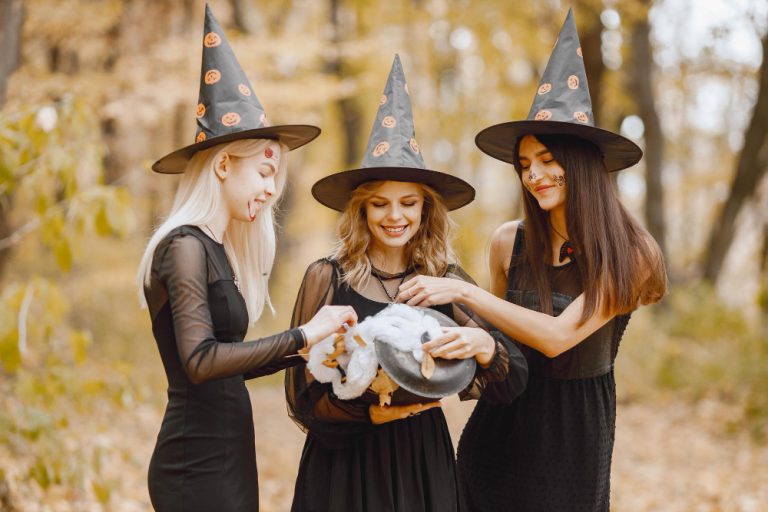 "Good" witches performing spell